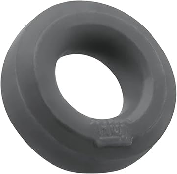 OXBALLS HUJ Classic C-Ring Hunkyjunk - Stretch Cockring and Ball Stretcher with Grippy Groove that Flattens to Lock Your Package in Place, Plus+ TPR/Silicone Blend for Comfortable Wear - Stone