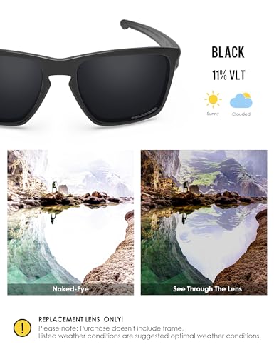 Image of BLAZERBUCK Replacement Lenses for Oakley Sliver XL OO9341 Sunglass