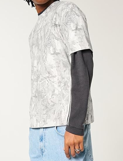 Camo Shirt for Women Mens Maple Leaf Print Camouflage T Shirt Summer Short Sleeve Oversized Camo Tee Shirts Tops - Image 2