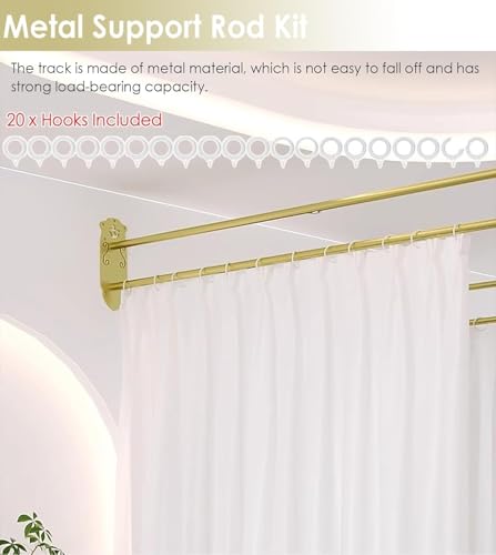 Cortinas de partición de clínicas montadas en la pared de spa 4