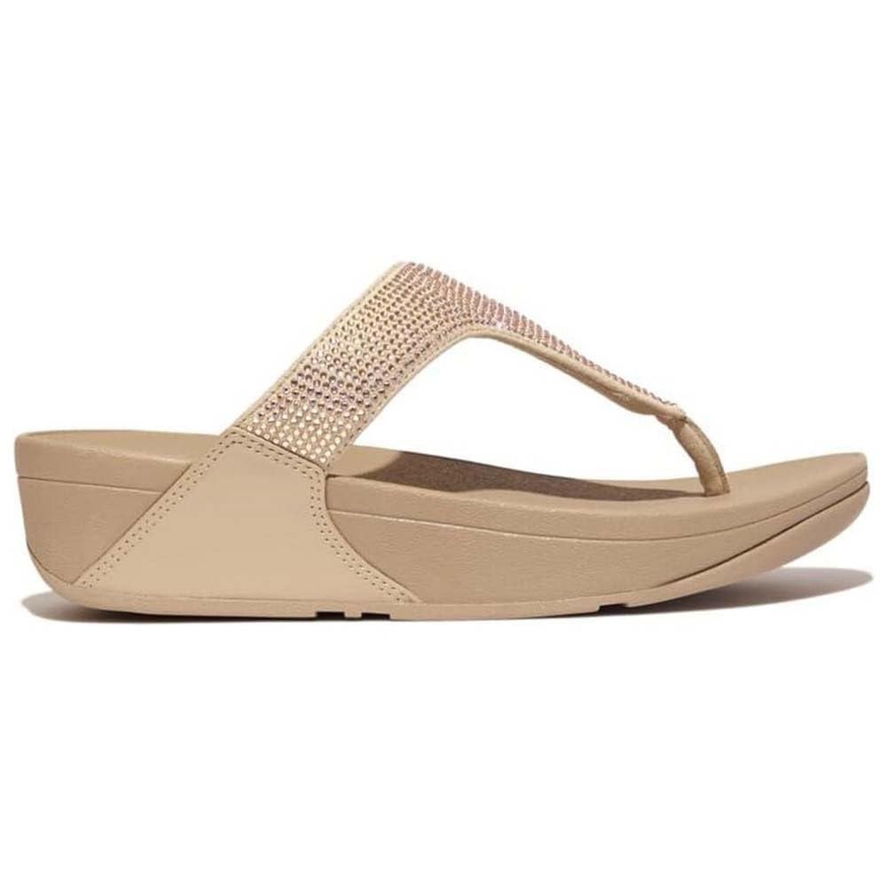 Fitflop LULU CRYSTAL EMBELLISHED TOE-POST SANDALS