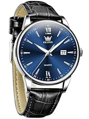 Black Leather Blue Face-5009