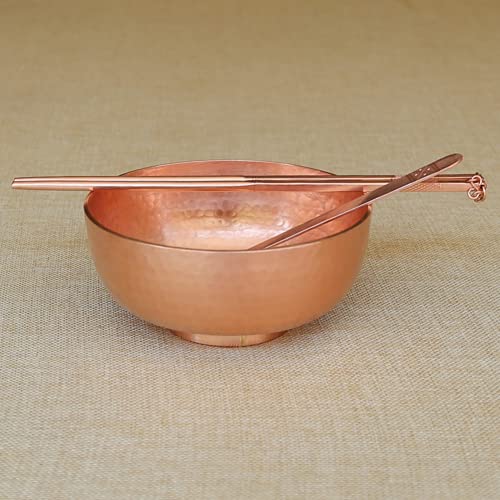 Handmade Copper Bowl Tableware Copper Bowl Pure Copper Bowl Pure Copper Thickened Copper Bowl (15cm,Thicken)