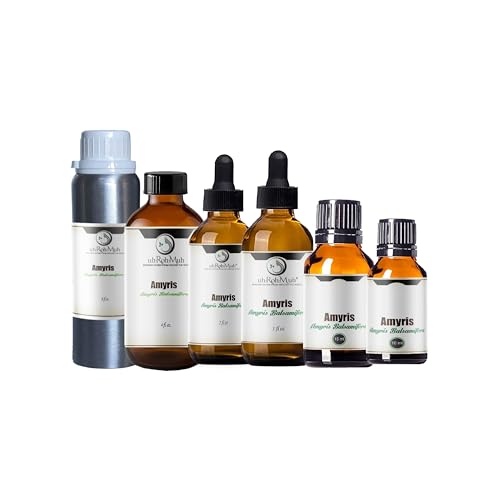 Aceite esencial puro de Amyris 1 oz natural miniatura 7