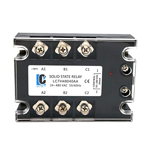 Relais Statique triphasé LC évite les pannes de contacteur AC-AC 100A 24-480V