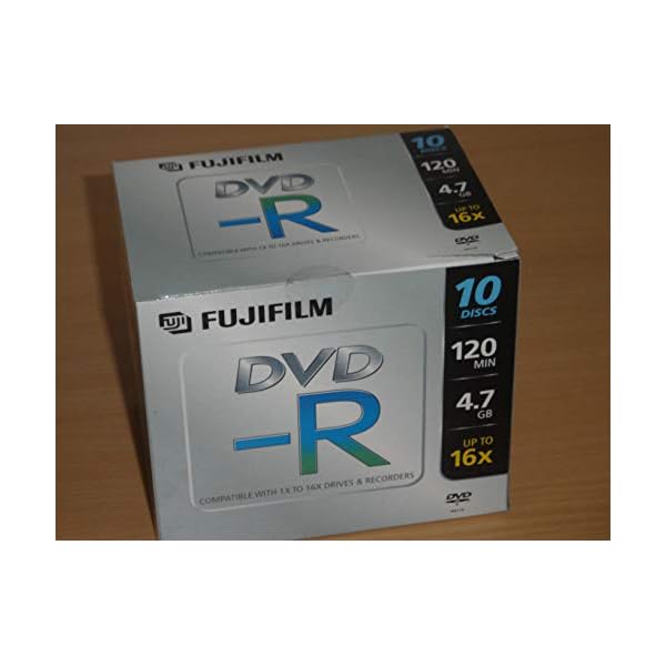 Fuji 10x DVD-R (4,7 GB, 120 Min, 16x SJC)
