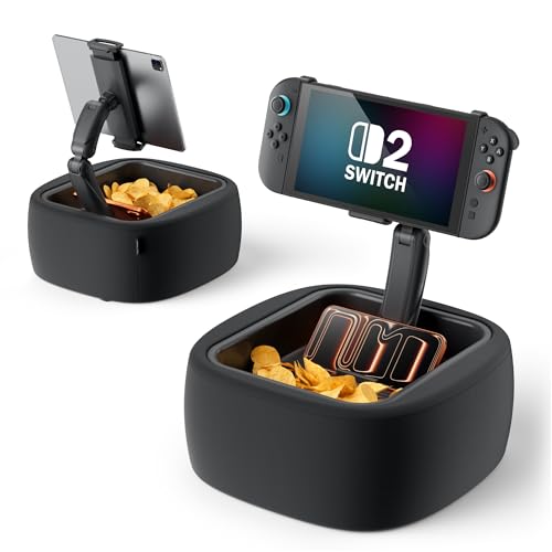 Image of LULULOOK Gaming Pillow Stand for Nintendo Switch 2 & 4.7-14.6 inch Tablet, Zero Gravity Kindle Pillow Stand for Lap Compatible with Nintendo Switch 2 Accessories (Machine Washable)