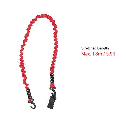 DECDEAL Elastic Paddle Leash Kayak Canoa Segurança Vara De Pesca Barcos De Enfileiramento Cordão cor