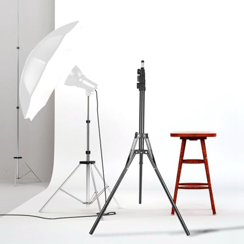 Softbox set da studio con lampada fotografica con treppiede per lampada regolabile in altezza, per studio fotografico, fotografia di prodotti e registrazione video