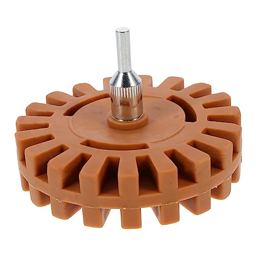 BESTYASH Eraser Wheel for Decal and Adhesive Removal Lightweight Tool for Quick Vinyl Sticker Removal Safe for Paint Durable Construction for Auto Supplies