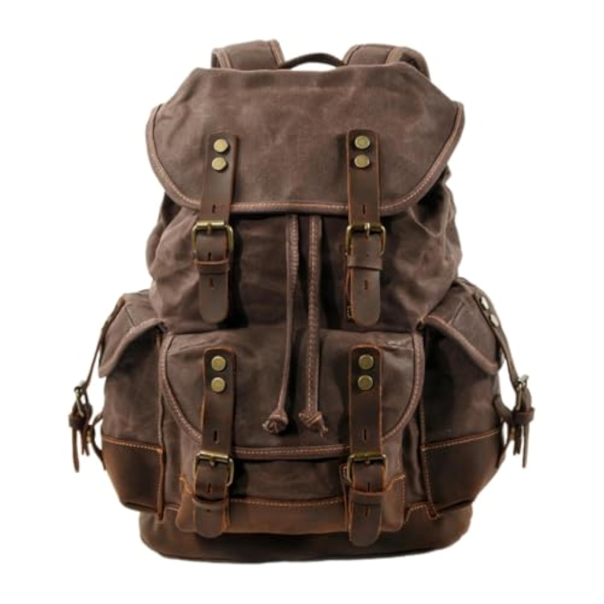 Canvas Backpack, Outdoor Portable Casual Daypack