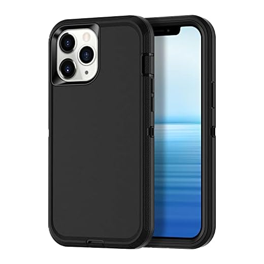 I-HONVA for iPhone 11 Pro Case Shockproof Dust/Drop Proof 3-Layer Full Body Protection [Without Screen Protector] Rugged Heavy Duty Durable Cover Case for Apple iPhone 11 Pro 5.8 Inch,Black
