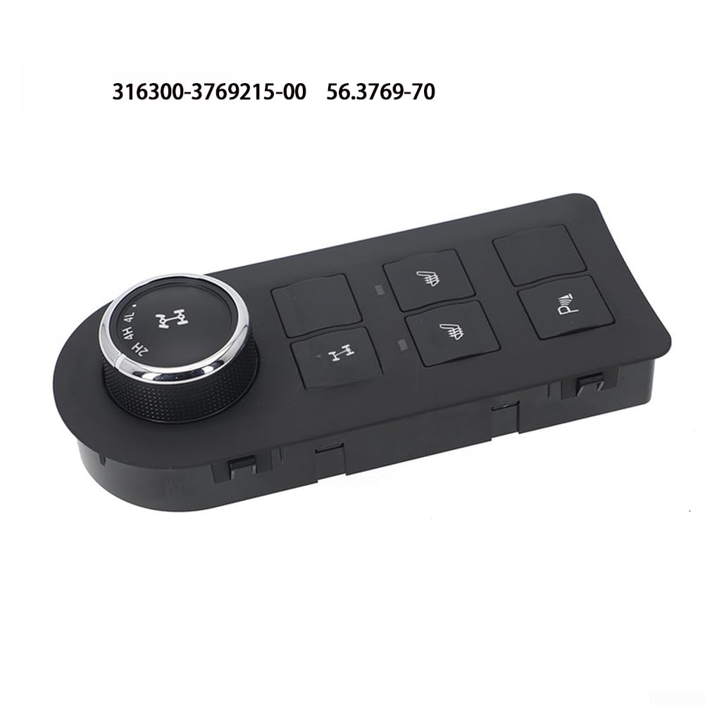 Interruptor Control Asiento para lada 56.3769-70 Plástico Interruptor