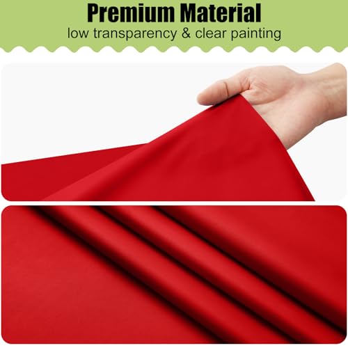 Image of Smiry Disposable Table Cloth 3 Pack, 54 x 108 Inch Waterproof Plastic Tablecloth, Decorative Rectangle Table Covers for Party, Birthday, Picnic, Red