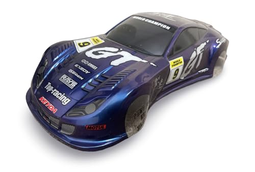 YTZ Outdoor Preprinted PVC Body Shell for 1/10 On Road Racing Drift Car, No Cut, 1:10 Scale (GT Style, Color Changing)