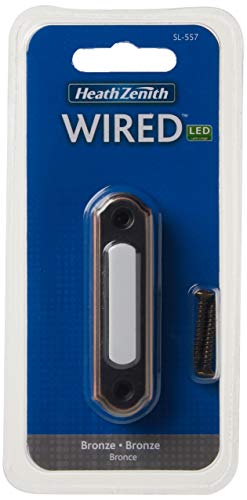 Heath Zenith Sl-257-02 Wired Push Button, Oiled-Rubbed Bronze #TOP1