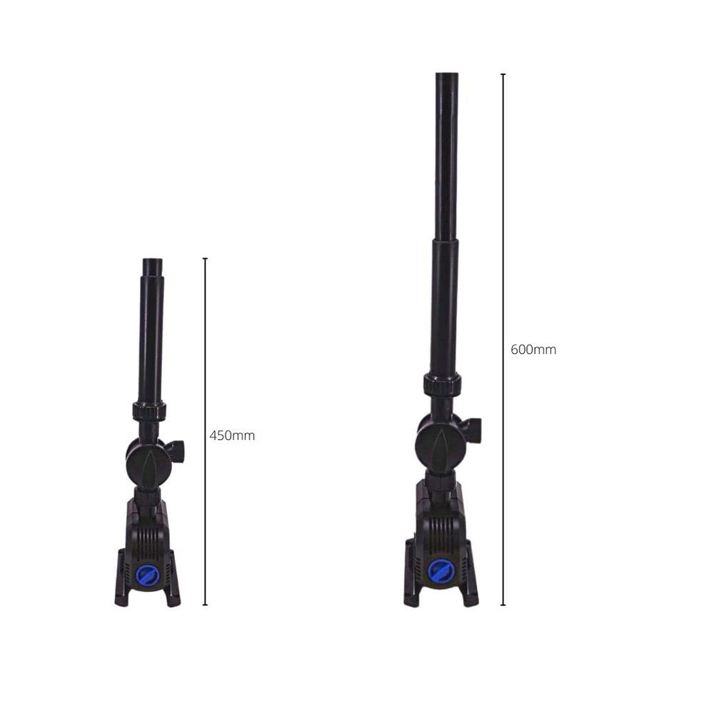 AquaOne Fuente para estanque HJ-4503, Bomba de Agua Sumergible, 5000 l/h, 80 W, 2 accesorios, ventilación, bomba de arroyo, ventilación de estanque