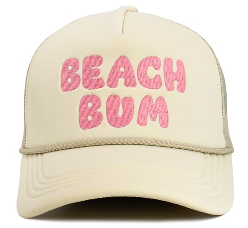 Image of Vacation Beach Camping Womens Baseball Cap Distressed Vintage Unconstructed Embroidered Patch Hat