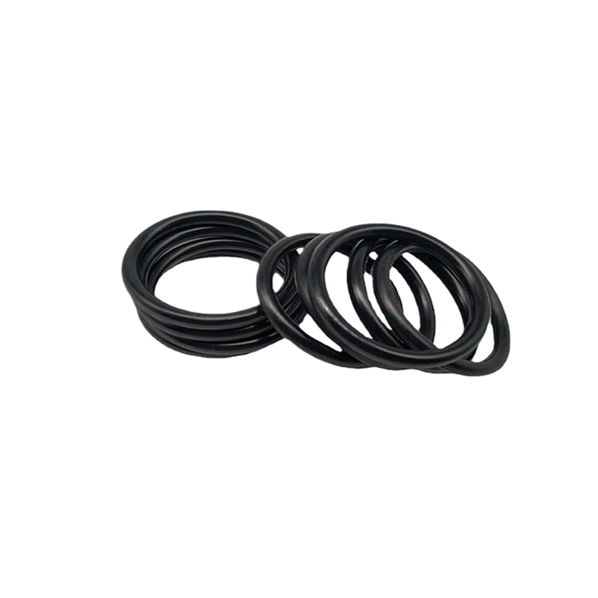 Guarnizione O-ring in gomma fluorurata nera, 7x418x432mm, 2 Pezzi | Adatto per applicazioni automobilistiche e industriali