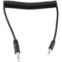 3.5mm to CB2 Camera Shutter Release Cable Remote Control Cord Speedlight Flash Trigger Connect PC Sync Spring Coiled Wire Cord for Olympus E-M1 Mark II Mark III E-M1X