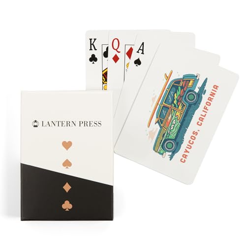 Lantern Press Cayucos California 52 Cartas Póker