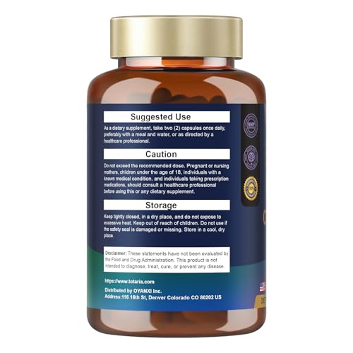 Totaria 25-in-1 Sea Moss Capsules with Bladderwrack & Burdock (120 ct) — view 8