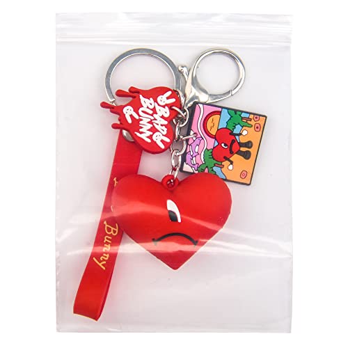 Women Men Kids Girls Boys Cute Heart Keychain - Colorful Keychains Easy To Carry - 3Dk159-1 #TOP6