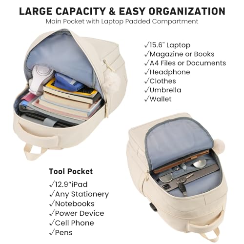 School Bag for Women Girls,Laptop Backpack for College Students Secondary School Bags Book Bag Back Pack,Mochilas Mujer Morrales Escuela4