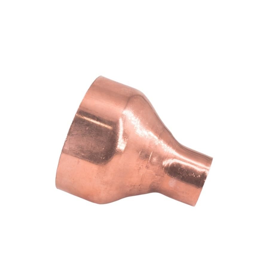 XLJP 67 76 80mm to 22 28.6 32 35 38 42 54mm ID 99.9% Copper End Feed Solder Reducer Reducing Fitting Coupler for Air Condition(76mmx28.6mm)