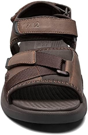 Nunn Bush Men's, Rio Vista River Three Strap Sandal Brown 11 M | Image 2