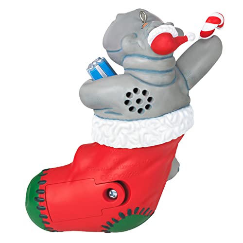 Hallmark Keepsake Christmas Ornament 2022, I Want A Hippopotamus For Christmas With Music #TOP1