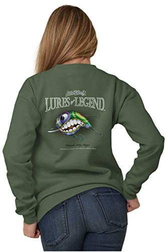 Gill Mcfinn Hellza Popper Fisherman Sweatshirt For Men Or Women Military Green #TOP3
