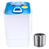 DMR 46-1218 Single Tub Washing Machine with Steel Dryer Basket - Blue