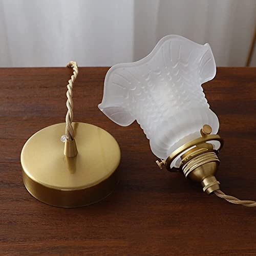 Lamp de cristal de vidrio WQHPLMD para salon y comedor elegante 5