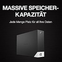 Seagate One Touch HUB 8TB, Externe Festplatte, 2 fach USB Hub, 3.5 Zoll, USB 3.0, PC, Notebook & Mac, inkl. Data Rescue Service (STLC8000400) – Ansicht 3