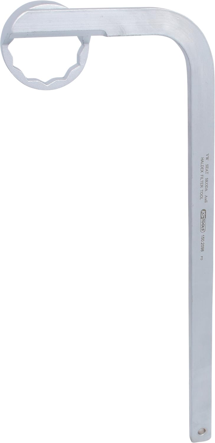 KS Tools 150.2098 Clé de Filtre Type Haldex-12 Pans, 4042146210932 | Clé de filtre à huile type Haldex -12 pans 46 mm