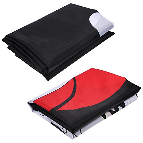 Hestya 2 Stück Jolly Roger Piraten Flagge Schädel Flagge für Piraten Party, Geburtstagsgeschenk, Piraten Tag, Halloween Dekoration, 3 x 5 Fuß - Image 8