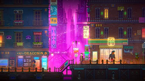 Jeu vidéo Tales Of the Neon Sea Nintendo Switch Aventure Enquête Pixel art - vue 10