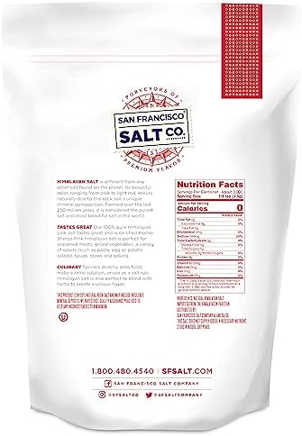 Sherpa Pink Himalayan Salt – Fine Grain, 10 lbs. Bulk Bag | All-Natural, Gluten-Free, No Additives | Perfect for Everyday Cooking & Recipes