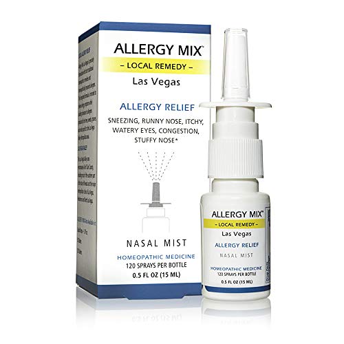 Allergy Mix, Allergy Relief Las Vegas - Nasal Spray - Sinus Relief- Natural Allergy Medicine - 0.5 oz
