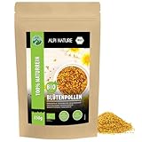 Alpi Nature Pollen d'Abeille Granulés BIO 250g, Granulés de Pollen de Fleur Naturel pour Smoothie, Céréales, Muesli
