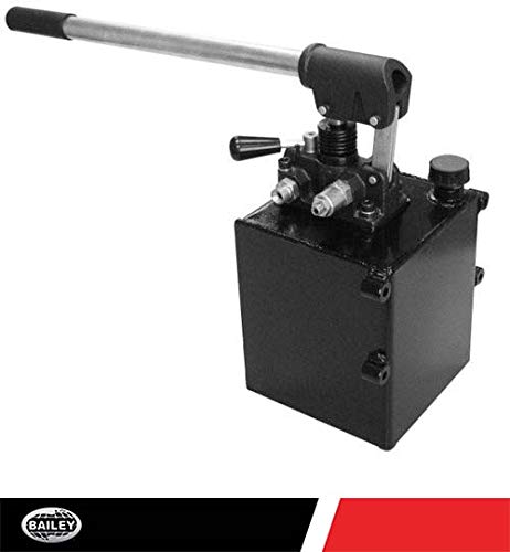 CHIEF Double-Acting Hand Operated Hydraulic Pump with Handle: 1.3 Gallon Reservoir, 3625 PSI, 18 Lbs, 3/8" NPT Ports, 220996