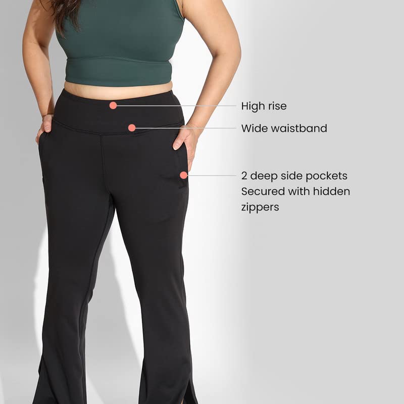 Image of BlissClub Women's Regular Fit Mid Rise Pants