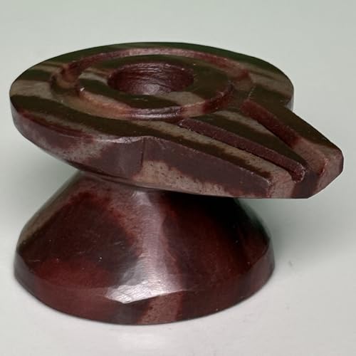 Image of Jaleri Yoni Base, Lingam Holder, Jalahari, Goripitham, Aadhar Saktipith Pitham Argha Stand Panapitham Hasta Kamal Base Jaleradhari For Narmadeshwar Shivling (3 Inch Multicolor Damru jaladhari)