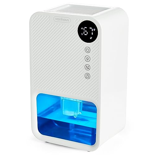 VonHaus Dehumidifier 1100ml – LED Display, 24...