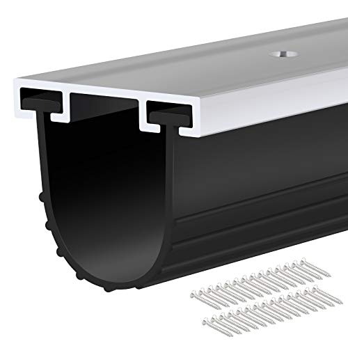 Garage Door Seals Bottom Rubber with Predrilled Aluminum Track