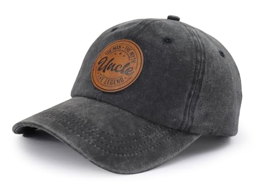 Image of The Man The Myth The Legend Hat for Men, Funny Adjustable Cotton Family Baseball Cap