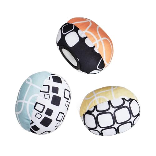 Image of MamaRoo Replacement Toy Balls for Mamaroo 4moms Swing,More Choices for Interactive and Reversibletoy Balls That Complement The MamaRoo with Dark Grey Cool Mesh Fabric.