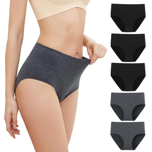 Ropa Interior de Bikini de Talle para Mujer Ropa Interior Transpirable para Mujer Conjunto Gimnasio Mujer Vestido Rojo De Encaje (Black, XXXL)