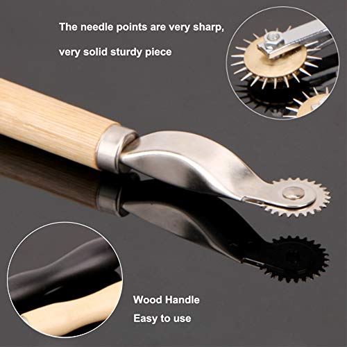Lunarm LUNARM11 2 Pcs Tracing Wheel - Professional Stitch Marking Spacer thumb #5